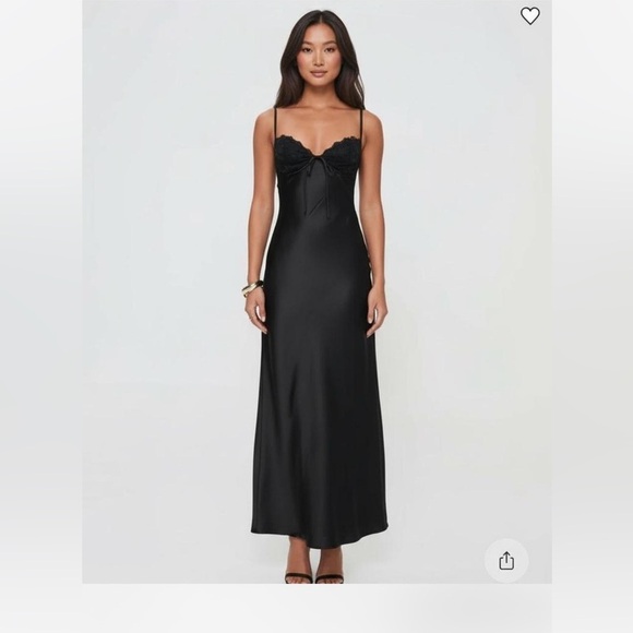 Princess Polly Dresses & Skirts - Princess Polly Fadyen Black Maxi Dress